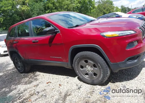 2016 Jeep Cherokee Sport z USA, uszkodzony, nr VIN 1C4PJMAS3GW255042